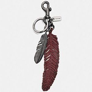 Coach Multi Feather Bag Charm